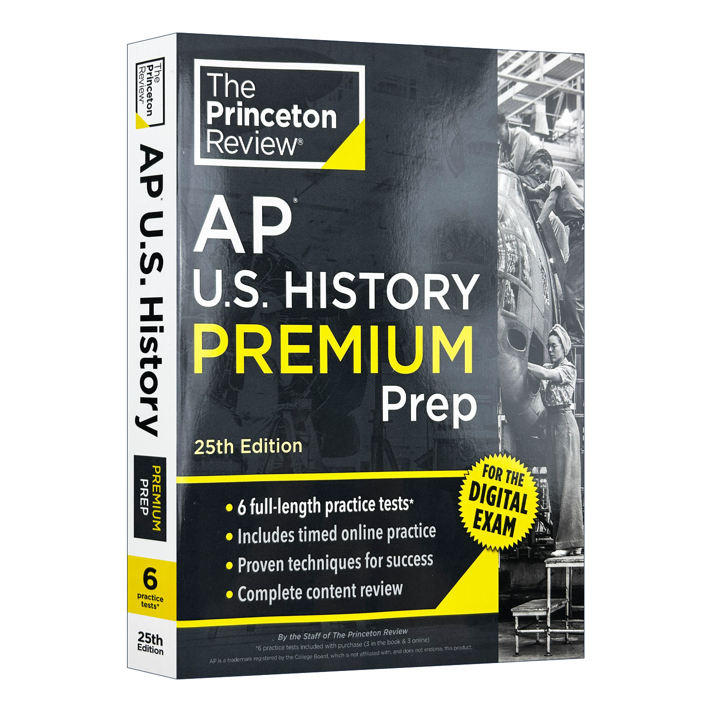 英文原版 Princeton Review AP U.S. History Premium Prep 普林斯顿评论AP美国历史 增值版 含线上题库 2026 第25版 进口书籍