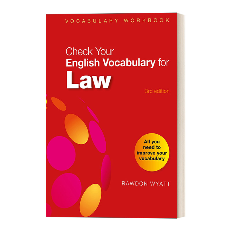英文原版 Check Your English Vocabulary for Law 英语词汇能力自测+训练手册 法律英语 英文版 进口英语原版书籍