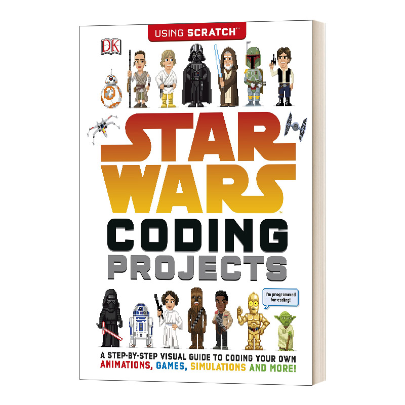 英文原版 SStar Wars Coding Projects 星球大战 项目编码 英文版 进口英语原版书籍儿童图书