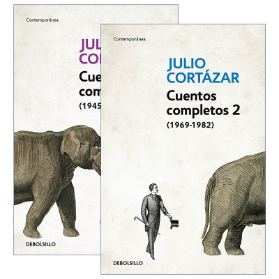 英文原版 Cuentos Completos 胡里奥·科塔萨尔作品全集 西班牙语版 2册 Julio Cortazar 英文版 进口英语原版书籍