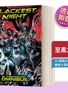 DC漫画大事件 至黑之夜 精装十周年纪念版 英文原版 Blackest Night Omnibus 10th Anniversary 英文版 进口英语原版书籍