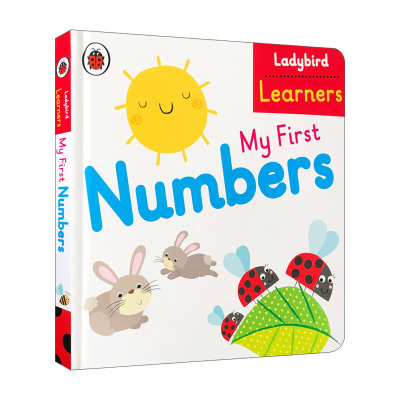 英文原版 My First Numbers Ladybird Learners 小瓢虫早教纸板书 我的第一本数字书 英文版 进口英语原版书籍