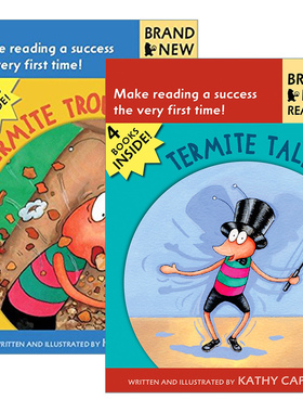 英文原版 Brand New Readers Termite白蚁系列2册 儿童绘本 Candlewick分级读物 英文版 进口英语原版书籍