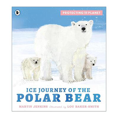 英文原版 Protecting the Planet Ice Journey of the Polar Bear 保护地球 北极熊的冰雪之旅 儿童自然环境科普百科绘本 英文版