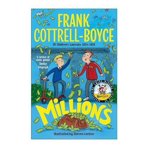 英文原版 Millions 百万 儿童幽默故事 Frank Cottrell-Boyce 卡内基奖 英文版 进口英语原版书籍