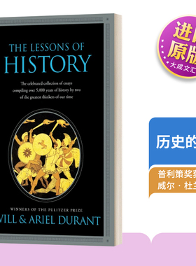 英文原版 The Lessons Of History 历史的教训 英文版 进口英语原版书籍