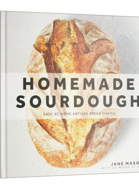 英文原版 Homemade Sourdough 制酸种面包 简单的家庭手工面包制作法 英文版 进口英语书籍