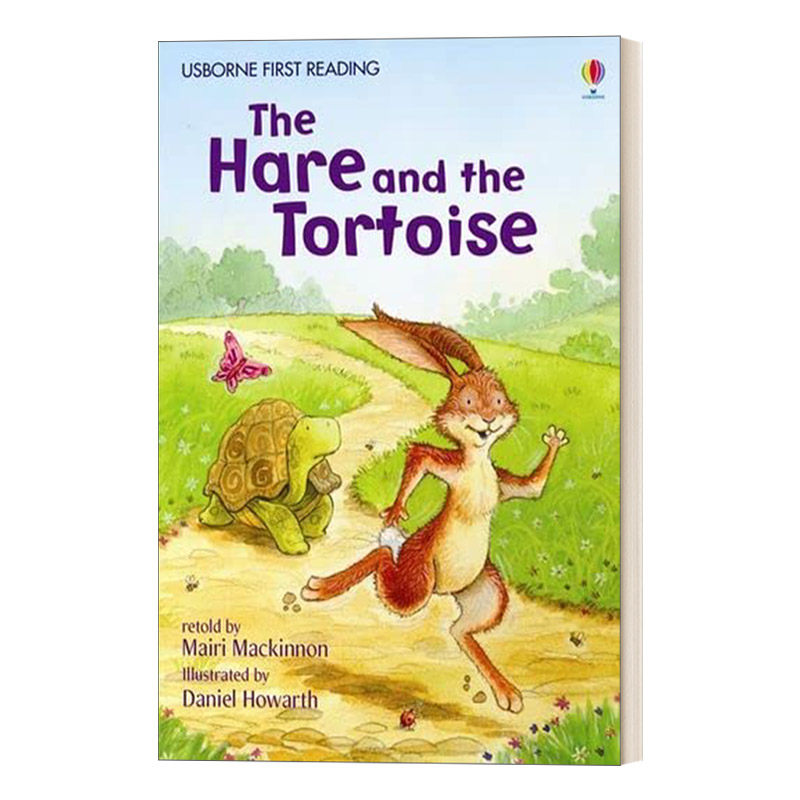 英文原版 The Hare and the Tortoise 龟兔赛跑 First Reading Level Four 袖珍本口袋书 英文版 进口英语原版书籍