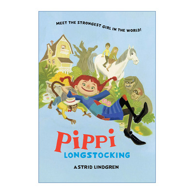 英文原版 Pippi Longstocking 长袜子皮皮 精装 Astrid Lindgren 英文版 进口英语原版书籍