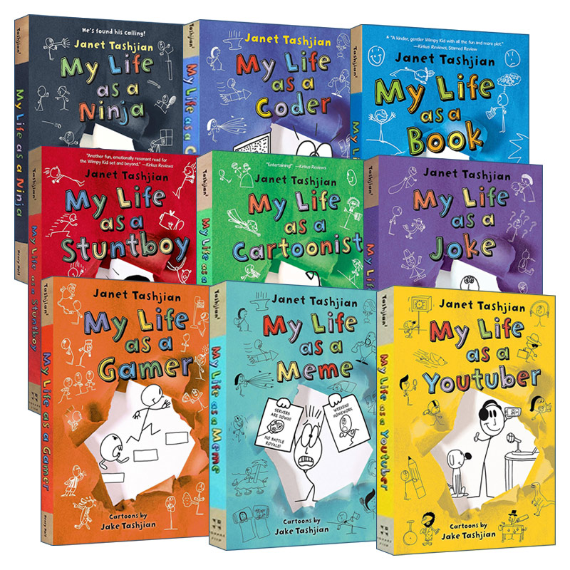 小屁孩成长记系列9册英文原版