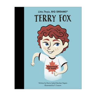 英文原版绘本 Little People  Big Dreams Terry Fox 小人物大梦想纸板书 特里福克斯 精装 英文版 进口英语原版书籍