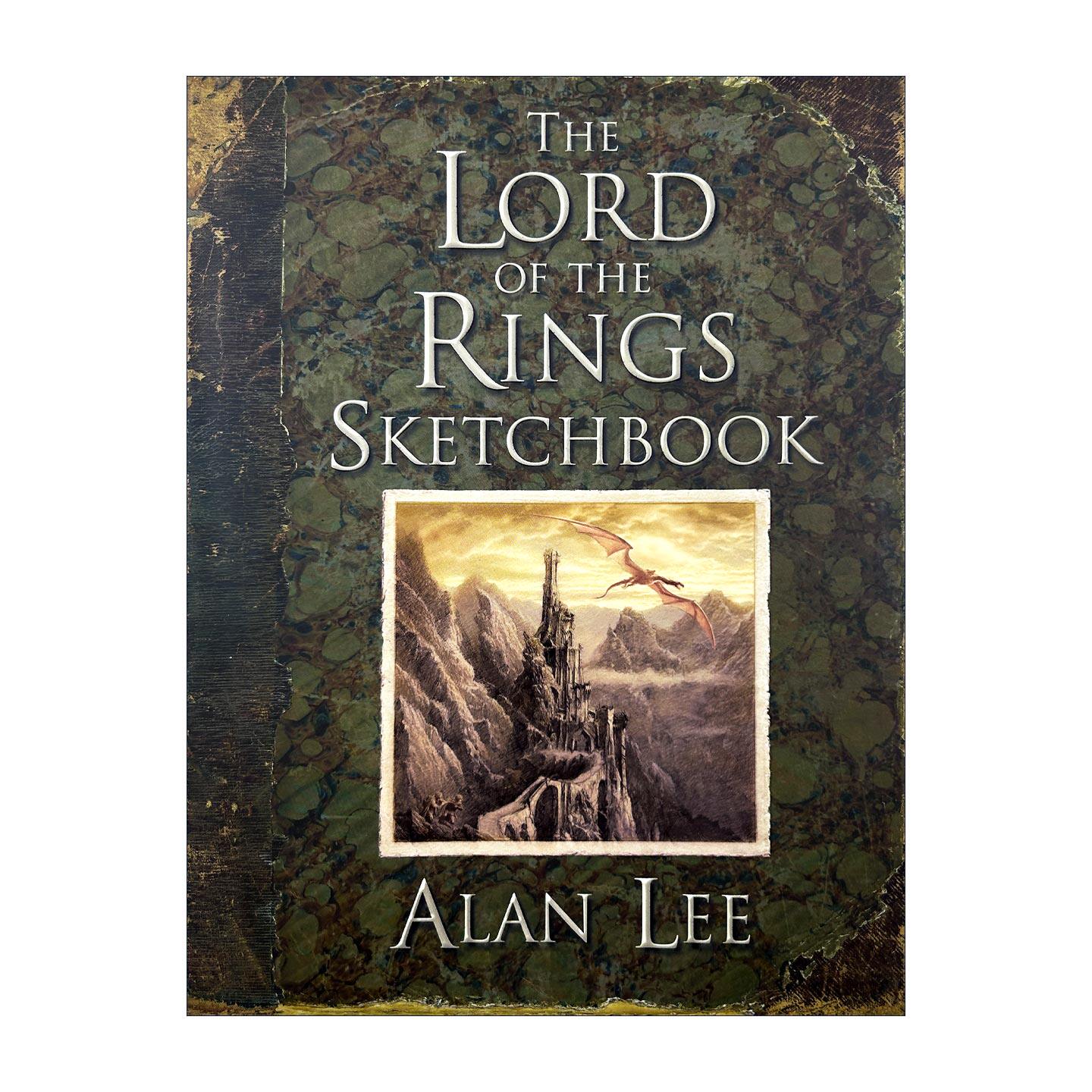 英文原版 The Lord of the Rings Sketchbook 纸上中洲 艾伦李的指环王 魔戒 素描设定集集 草稿集 精装 英文版 进口英语原版书籍
