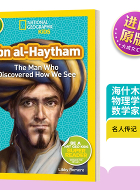 英文原版 National Geographic Kids Readers L3 Ibn al-Haytham 国家地理分级读物第3级 海什木物理学家数学家 英文版 进口书籍