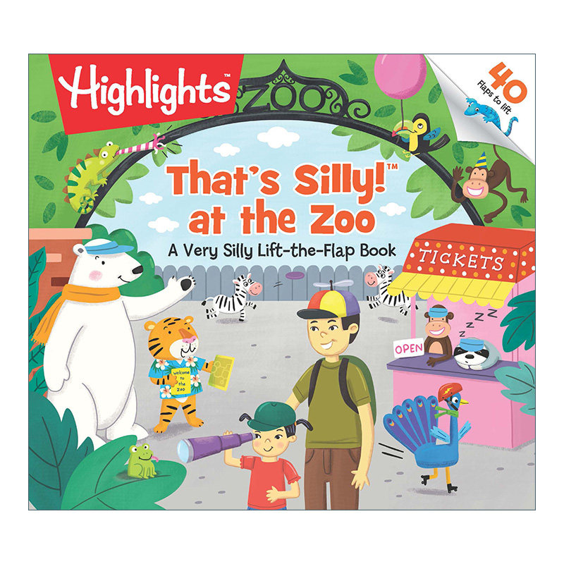 英文原版 thats silly tm at the zoo 在动物园里那样太傻了 亮点