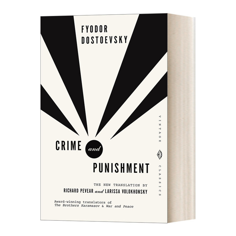 英文原版 Crime and Punishment Vintage Classics 罪与罚 陀思妥耶夫斯基 英文版 进口英语原版书籍