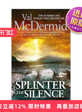 英文原版 Splinter the Silence 同名影视小说心理追凶劈开沉默 侦探推理悬疑犯罪 英文版 进口英语原版书籍