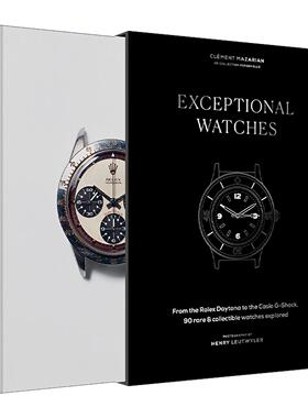 英文原版 Exceptional Watches 非凡腕表 从劳力士Daytona到卡西欧G-Shock 精装画册 英文版 进口英语原版书籍