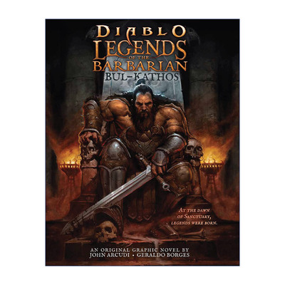 英文原版 Diablo Legends of the Barbarian Bul-Kathos 暗黑破坏王 野蛮人布尔凯索传说 精装漫画小说 英文版 进口英语原版书籍