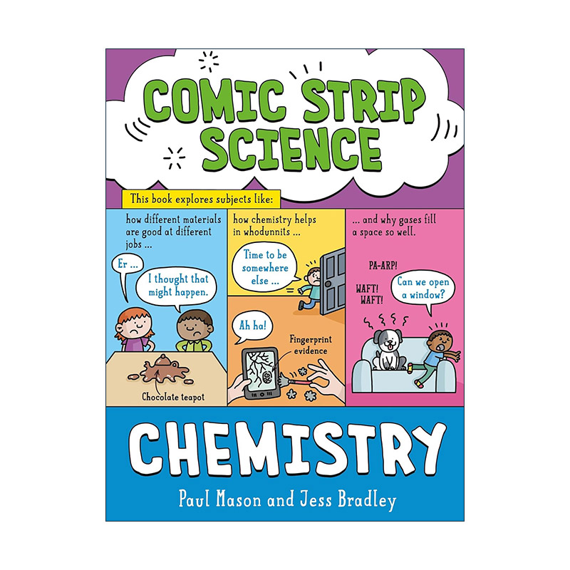英文原版 Comic Strip Science Chemistry 漫画科学 化学 儿童科普百科 英文版 进口英语原版书籍