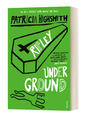 英文原版小说 Ripley Under Ground 天才雷普利2 地下雷普利 英文版 进口英语原版书籍