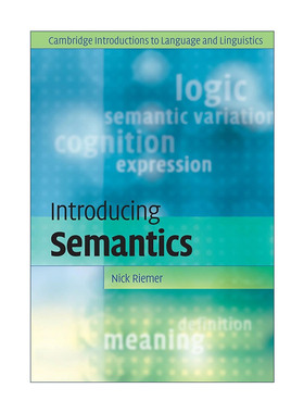 英文原版 Introducing Semantics 语义学导论 剑桥语言和语言学导论系列 英文版 进口英语原版书籍