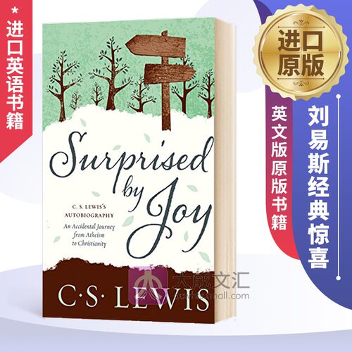 Surprised by Joy 英文原版 刘易斯经典 惊喜 英语文学书 英文版原版书籍 纳尼亚传奇作者 C. Lewis Signature Classic