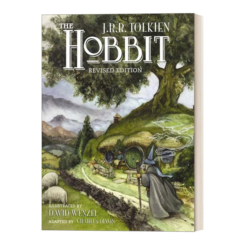 英文原版 The Hobbit 霍比特人漫画小说 托尔金 英文版 进口英语原版书籍
