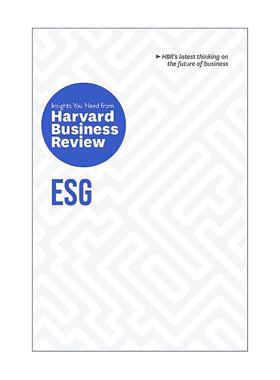 英文原版 ESG The Insights You Need from Harvard Business Review 环境 社会和公司治理 哈佛商业评论洞察力系列 进口英语书籍