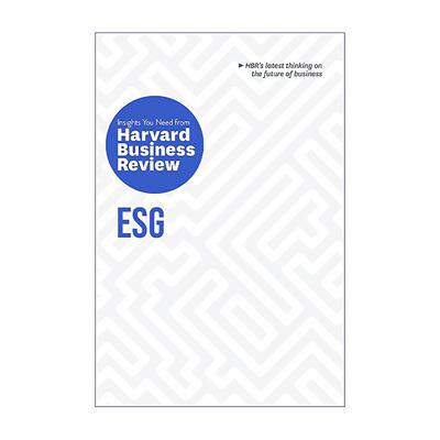 英文原版 ESG The Insights You Need from Harvard Business Review 环境 社会和公司治理 哈佛商业评论洞察力系列 进口英语书籍