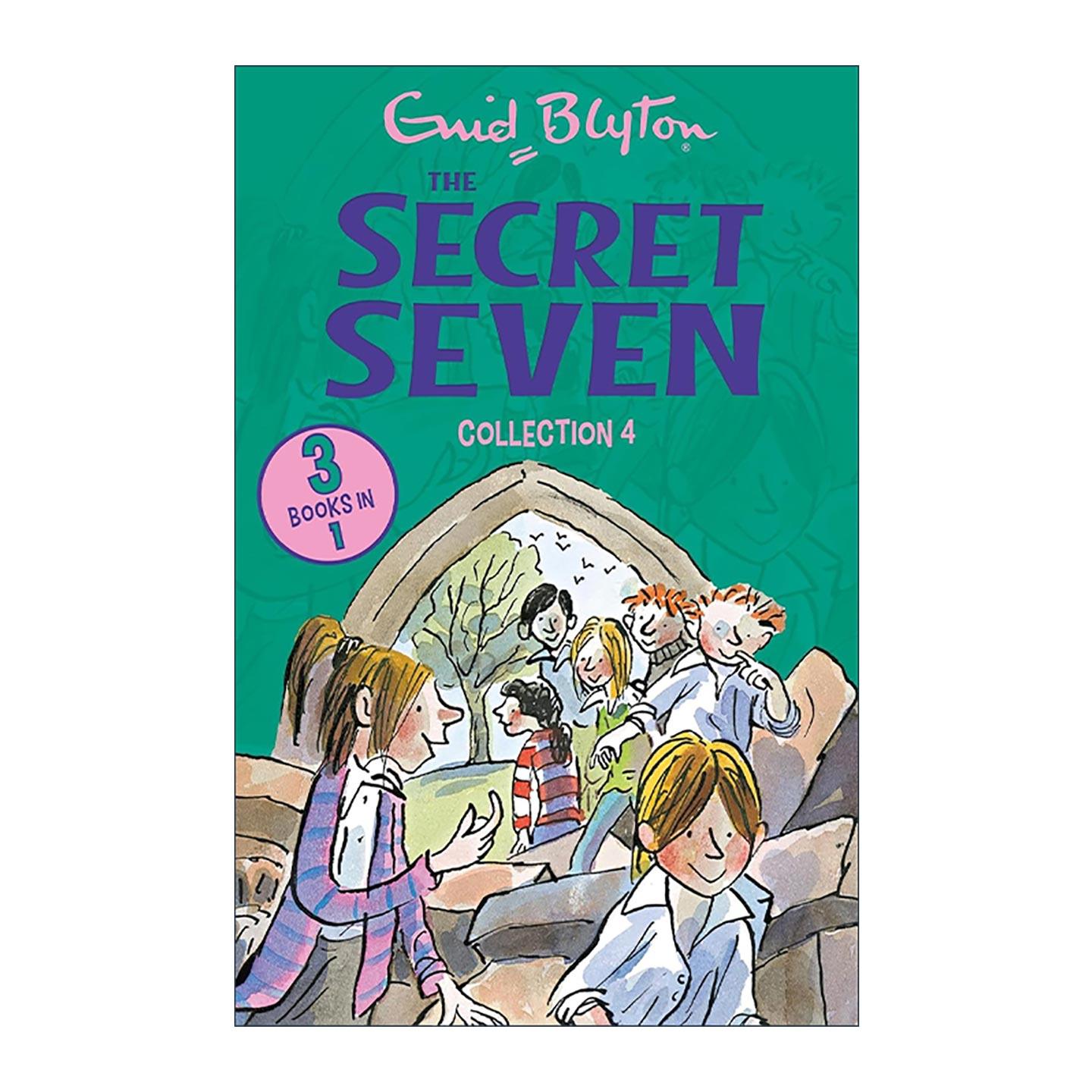 英文原版 The Secret Seven Collection 4 伊妮德·布莱顿 神秘七少年侦探团系列10-12 三合一故事集 英文版 进口英语原版书籍