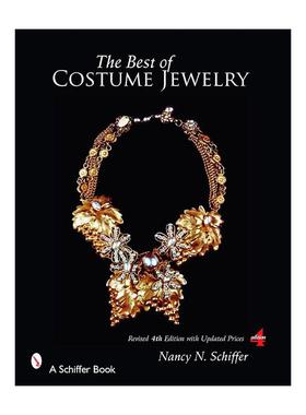 英文原版 The Best of Costume Jewelry 人造珠宝精选图册 中古首饰 复古服装配饰 收藏指南 Nancy Schiffer 进口英语原版书籍