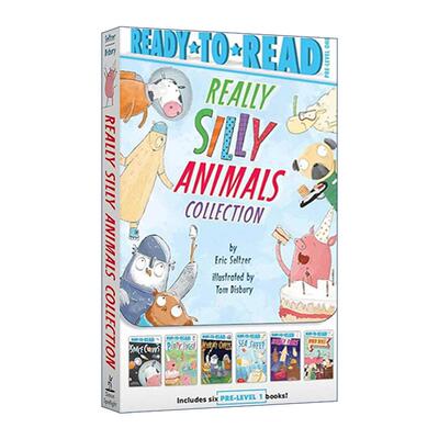 英文原版 Really Silly Animals Collection 蠢萌的动物们6册盒装 Pre-Level 1 Ready-to-Read 英文版 进口英语原版书籍