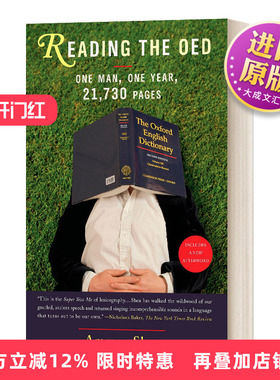 英文原版 Reading the OED One Man  One Year  21 730 Pages 阅读 牛津英语词典 一个人，一年，21730页 英文版 进口英语原版书籍