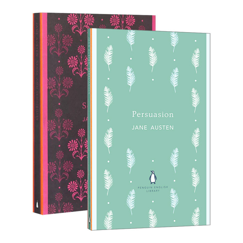 英文原版 Sense and Sensibility Persuasion 简奥斯汀情感系列2册 理智与情感 劝导 Penguin 企鹅英语图书馆 英文版进口英语书籍 - 实物图