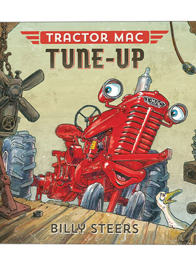 英文原版 Tractor Mac Tune-Up 红色大拖拉机看医生 儿童情绪认知 精装绘本 英文版 进口英语原版书籍