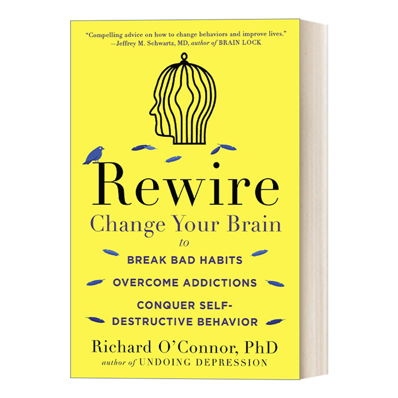 英文原版 Rewire 重新布线 改变大脑 改掉坏习惯 克服上瘾 征服自我毁灭的行为 心理学 抗压 Richard O'Connor 英文版 进口书籍
