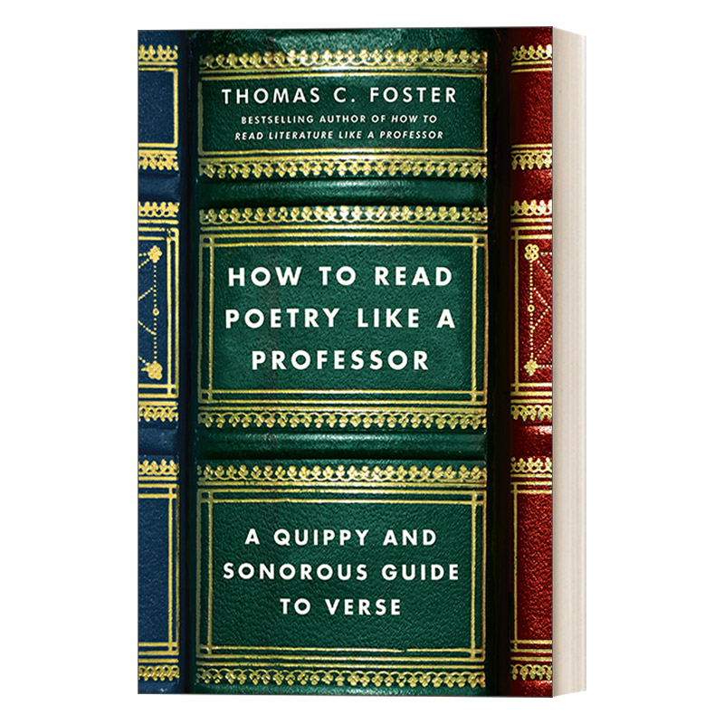英文原版 How to Read Poetry Like a Professor 如何读一首诗 美国密歇根大学教授托马斯·福斯特Thomas Foster传授6条读诗方法