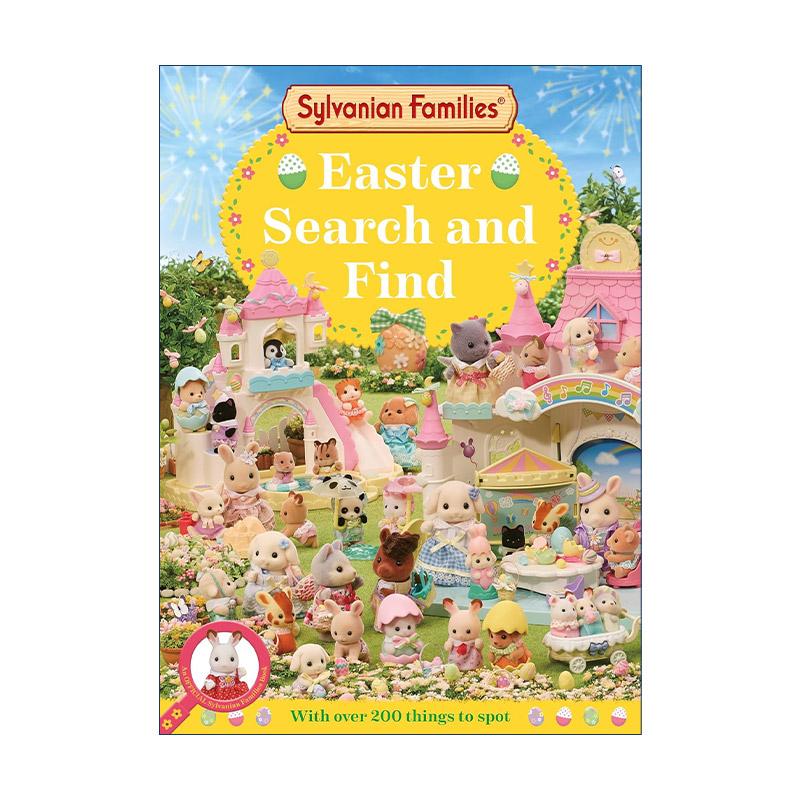 英文原版 Sylvanian Families Easter Search and Find 森贝儿家族 复活节寻宝游戏 儿童益智游戏活动书 英文版 进口英语原版书籍
