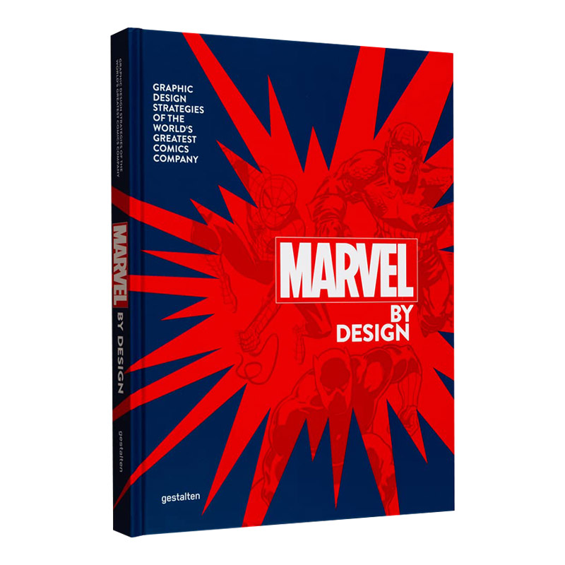 英文原版 Marvel By Design 漫威的平面与品牌设计 精装 英文版 进口英语原版书籍