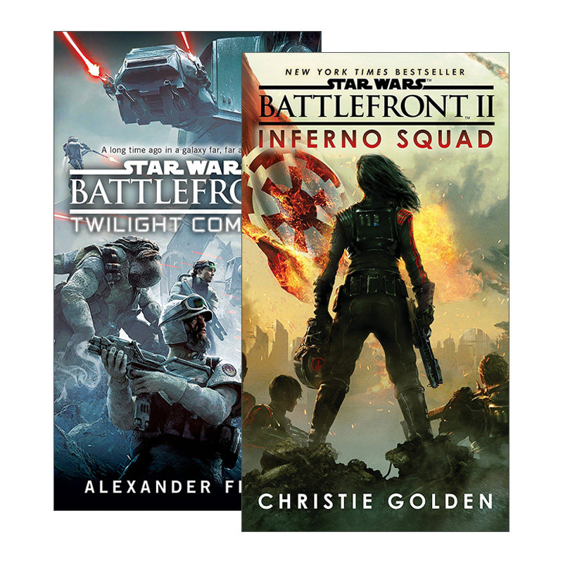 英文原版 Battlefront Star Wars 星球大战 前线系列2册 科幻动作冒险小说 Christie Golden 英文版 进口英语原版书籍