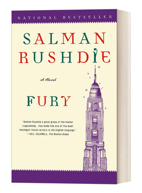 英文原版 Fury 愤怒 黑色幽默小说 Salman Rushdie萨尔曼 拉什迪 英文版 进口英语原版书籍