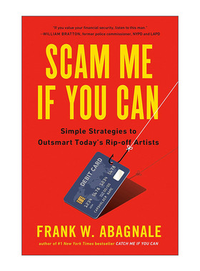 英文原版 Scam Me If You Can 如果你能骗到我 防骗指南 欺诈 猫鼠游戏作者Frank W Abagnale 英文版 进口英语原版书籍