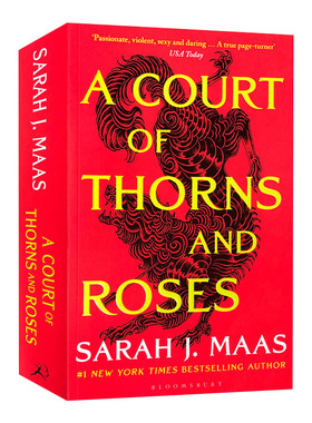 英文原版 A Court of Thorns and Roses 仙灵王庭纪1 荆棘与玫瑰的法庭 萨拉J马拉斯 英文版 进口英语原版书籍