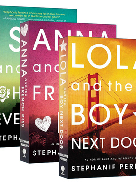 英文原版 Anna and the French Kiss系列3册 青春浪漫小说 Stephanie Perkins 英文版 进口英语原版书籍