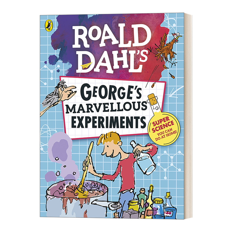 英文原版 Roald Dahl George’s Marvellous Experiments 乔治的魔法药水 有趣的科学实验！英文版 进口英语原版书籍