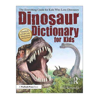 英文原版 Dinosaur Dictionary for Kids 儿童恐龙词典 英文版 进口英语原版书籍