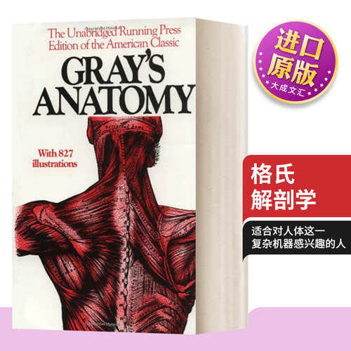 英文原版书籍格氏解剖学