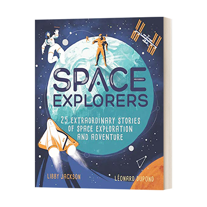 英文原版 Space Explorers 太空冒险家 25个太空冒险故事 科普绘本精装 英文版 进口英语原版书籍