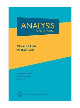 英文原版 Analysis 分析学 第二版 Elliott H. Lieb Michael Loss 精装 英文版 进口英语原版书籍
