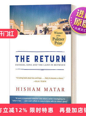 英文原版 The Return 归来 父亲 儿子和他们的土地 普利策奖 传记奖 Hisham Matar希沙姆·马塔尔 英文版 进口英语原版书籍